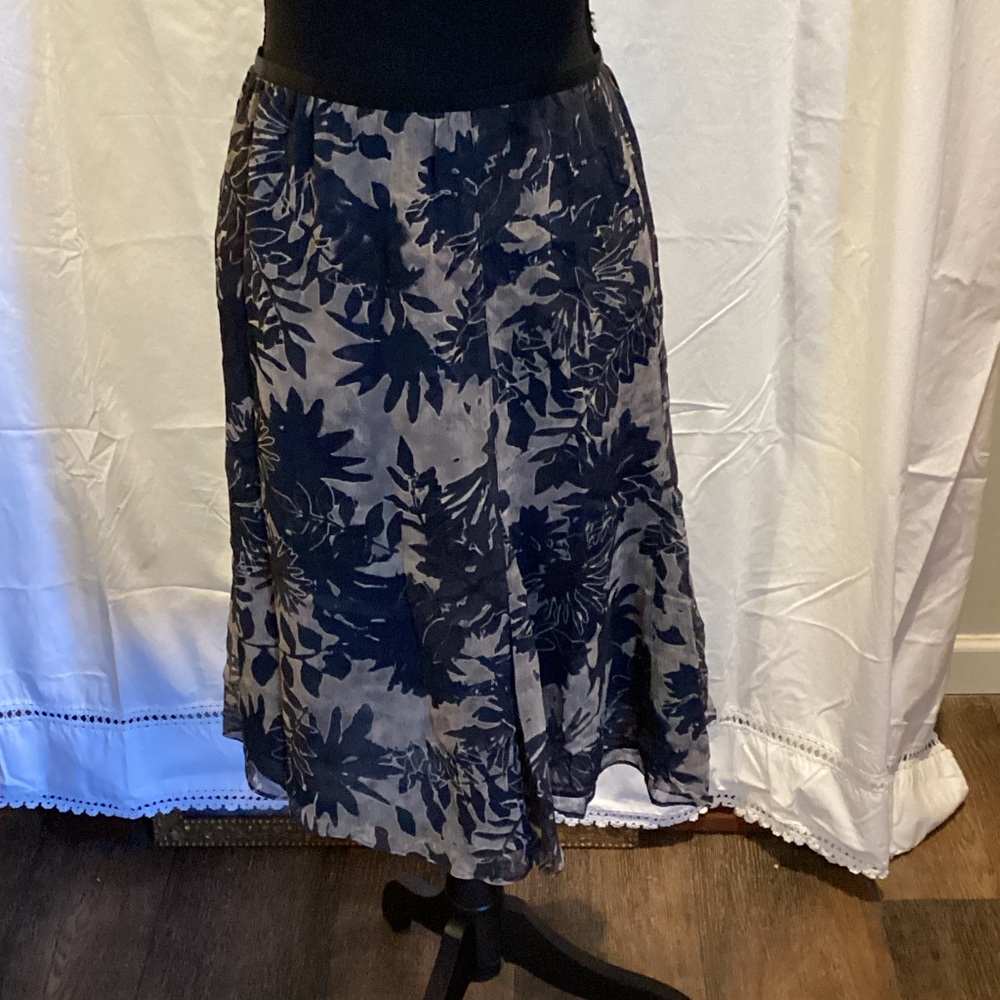Sigrid Olsen 100% Silk Skirt